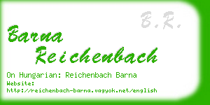 barna reichenbach business card